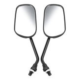 Pair Left Right Universal Motorcycle Scooter Rod Motorcycle Rearview Mirrors