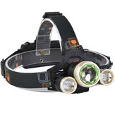 XANES 740 1200 Lumens T6 + XPE LED Farol de bicicleta Mecânico Zoom Outdoor Sports HeadLamp 4 Modes