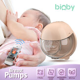Bioby Elektrische Borstkolf bluetooth Handenvrije Draagbare Draagbare BPA-vrije Comfortabele Melkextractor Babyaccessoires App Bediening