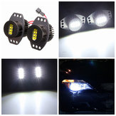 64WエンジェルアイズヘッドライトXENON LEDハローfor BMW E90 E91 06-08ホワイトランプ