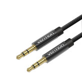 Vention BAG 3,5 mm audiokabel, geweven stof, 3,5 mm jack naar jack aux-kabel 0,5-1,5 m voor auto MP3/4