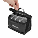 Realacc Fireproof ضد للماء Lipo البطارية حقيبة أمان (155x115x90mm) بمقبض مضيء