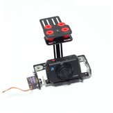 Gimbal de cámara de axis único FPV con soporte para servo para múltiples cámaras para drones RC F450