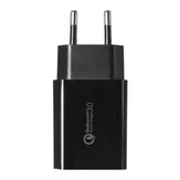 USB QC3.0 Schnellladung 18 Watt Eu-stecker Ladegerät für Samsung Xiaomi Huawei Meizu
