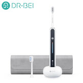 DR.BEI S7 Cepillo de dientes eléctrico sónico recargable para adultos Soft Cerda 360 ° Limpieza Impermeable Diente blanqueador Cepillo Desde