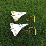 Kit de avião de espuma com motor elástico de borracha, modelo de aeronave para atividades ao ar livre e indoor, brinquedo de hobby