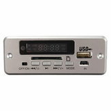 ワイヤレスLEDカーキットMP3オーディオデコーダFMラジオUSB TF SD MMCカード5Vリモートコントロール