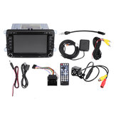 7'' 2DIN Car DVD Player Stereo Radio GPS SAT Camera For VW Passat Jetta