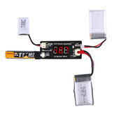 1S LiPo akkumulátor feszültségmérő ellenőrző tesztelő JST MCX PH 2.0 Micro Losi csatlakozóval