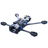 AuroraRC ALEX-4 4 Zoll 193 mm Carbon Fiber LR Frame Kit Mikro-Langstreckenunterstützung 16x16 / 20×20 / 25.5x25.5 mm FC Montageloch für RC FPV Racing Drone