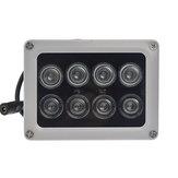 Infraroodverlichting 8 Array IR-leds Nachtkijkbreedhoek IP65 waterdicht voor CCTV-beveiligingscamera