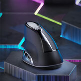 Inphic M80 2.4G Wireless Vertical Mouse 1600DPI Rechargeable Optical Mice for PC Laptop Computer
