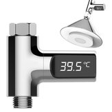 LW-101 LED-display Home Waterdouche Thermometer Flow Zelfopwekkende elektriciteit Watertemperatuurmeter Monitor Energie Smart Meter voor babyverzorging
