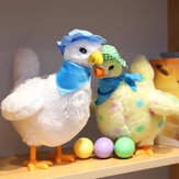 Elektrisches Huhn, das lustiges Plüschtier legt, als Geschenk für Kinder