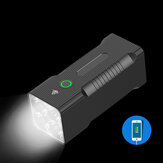 XANES® BT60 P50 8000lm zaklamp 6 standen USB oplaadbare werklamp met 10400mAh mobiele telefoon Power Bank-functie