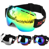 Óculos de moto Anti-neblina Esqui UV Snowboard Racing óculos de sol Snow Mirror Óculos