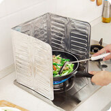 Aluminum Foil Oil Block Oil Barrier Stove Cooking Heat Insulation Anti-Splashing Oil Baffle 3 Sizes 
