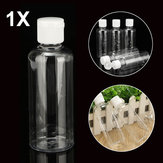 100 мл прозрачные пластиковые бутылки для путешествий косметических лосьонов с белыми колпачками