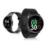 [Free Gift] UMIDIGI Uwatch2 Full Touch Screen Entire Steel Body 24h Heart Rate Sports Mode Message Smart Watch