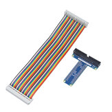 Caturda C0529 Cable GPIO de 20cm Hembra a Hembra + Kit de Placa T para Raspberry Pi