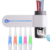 UV Tandenborstelsterilisator tandpasta-dispenser Wandmontage Tandenborstelhouder