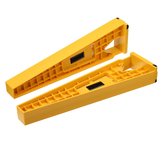 2 peças acessórios de instalação da ferramenta de montagem da corrediça da gaveta amarelo 