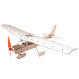 Mini avion RC en bois de balsa Cessna 182 avec envergure de 435 mm, Kit