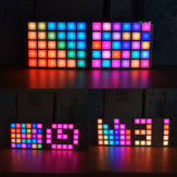 Geekcreit® DIY Çok Fonksiyonlu LED Cool Music Spectrum RGB Renk Paleti Saat Kiti