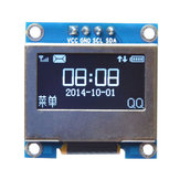 0.96 Inch 4Pin White LED IIC I2C OLED Display With Screen Protection Cover Geekcreit for Arduino - products that work with official Arduino boards