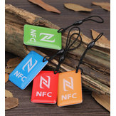 (4 Pcs/Lot) Ntag216 NFC Blank Tags Key Token 13.56mhz RFID Smart Tag Card for All NFC Android Phone