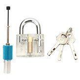DANIU قفل القرص الشفاف من نوع القرص مع أدوات قفل الأقفال التدريبية