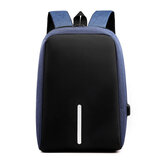 Großer Laptop-Rucksack für Herren Geschäftlicher Schultertasche USB-Laptop-Tasche Casual Reiserucksack