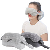 IPRee® 2 w 1 maska do spania, osłona oczu, cień, poduszka podtrzymująca kształt litery U dla podróży i biura