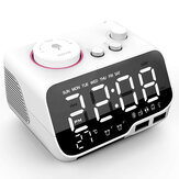 Звуковые колонки с цифровым дисплеем Bakeey M9 будильник-колонка с Bluetooth-динамиком, слотом для карты TF, USB-диском, AUX, FM-радио и басовым сабвуфером
