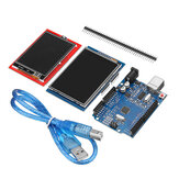 Geekcreit® UNO R3 Versión mejorada + 2.8TFT LCD Pantalla táctil + Pantalla táctil 2.4TFT Pantalla Kit de módulo Geekcreit para Arduino - productos que funcionan con placas oficiales Arduino