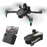 XMR/C M10 Ultra ST 5G WIFI 4KM Répéteur FPV GPS avec caméra 4K réelle, stabilisateur EIS à 3 axes, évitement d'obstacles à 360°, vol de 800m, drone quadricoptère pliable haute puissance avec moteur brushless RTF