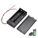 3pcs 18650 Batteriebox Wiederaufladbare Batteriehalterplatine mit Schalter für 2x18650 Batterien DIY Kit Gehäuse