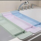 Home Bath Tub Tray Rack Over Bath Kitchen Extendable Soap Shower Storage Shelf