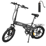 [EU Direct] PVY Z20 PRO 500W 36V 10,4Ah 20 ιντσών αναδιπλούμενο ηλεκτρικό ποδήλατο + PVY Αντλία ποδηλάτου 60V 4Ah Αντλία αέρα