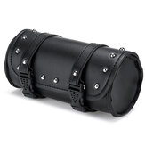Universelle schwarze PU-Leder-Motorrad-Satteltasche Gepäcktasche Koffer Werkzeugtasche