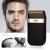 Kemei KM-2024 Elektromos borotva a férfiaknak vízálló újratölthető professzionális szakállnyíró USB töltés