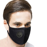 Rugalmas lélegző porvédő arcmaszk kerékpározáshoz, mosható, anti-pár védővel és maszkszűrővel.