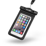 BlitzWolf® BW-WB1 Uniwersalny ekran dotykowy IPX8 Wodoodporna obudowa Torba sucha Wodoodporna torba z klipsem do iPhone 7 / Plus, Samsung Galaxy S5 / S4, LG, G3, HTC i GPS Urządzenie, mieści wszystkie smartfony do 6,0 cala