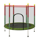 Mini Fitness Trampoline Family Fitness Entertainment Exerciser With Protective Net Suitable For Children And Adults