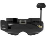 Óculos FPV SKYZONE SKY02O OLED 5.8Ghz SteadyView Diversity RX com HeadTracker integrado, gravador DVR AVIN/OUT para drone de corrida RC
