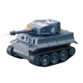 Happy Cow 777-215 2.4G 4CH Mini Radio RC Car Army Battle Infrared Tank with LED Light RTR Model Toy