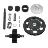 Stahlmetallgetriebe für Axial SCX10 Getriebe 1/10 Crawler RC Autoteile eingestellt
