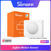 Sensor de Movimento SONOFF SNZB-03 Zigbee 3.0 com Controle Inteligente via eWeLink. Requer ZBBridge para funcionar com Alexa Google Home