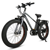 [EU Direct] CMAمWHEEL KS26 48V 21Ah 500W 26in دراجة كهربائية دراجة 3 أوضاع 80-130 كجم الأميال قرص الفرامل E الدراجة