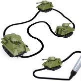 Mini tanque Pequeno Micro linha elétrica Seguindo o tanque Car Toys Amigos Children Birthday Gift 